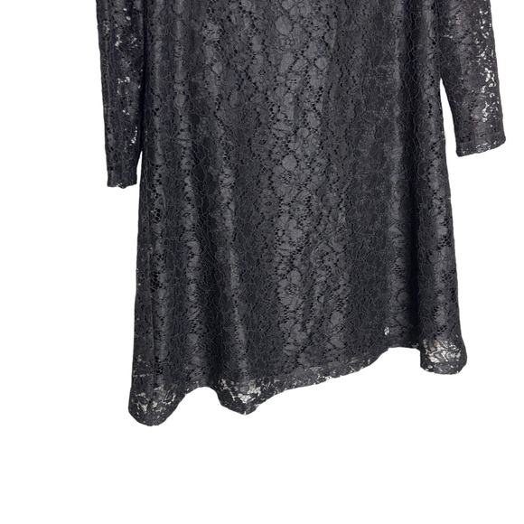 TAHARI LACE OVERLAY SWING DRESS SIZE 4 - Picture 4 of 6